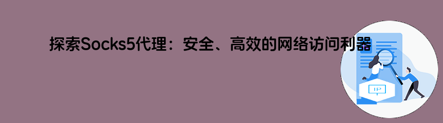 探索Socks5代理:安全、高效的网络访问利器 大数据爬虫